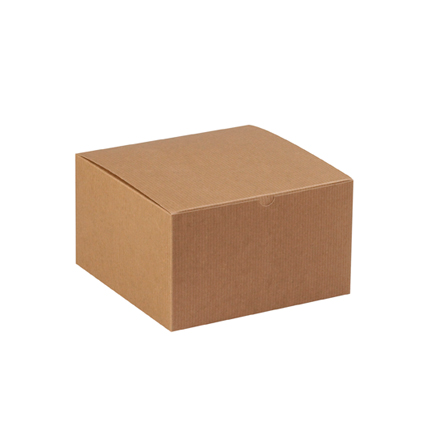 10 x 10 x 6" Kraft Gift Boxes