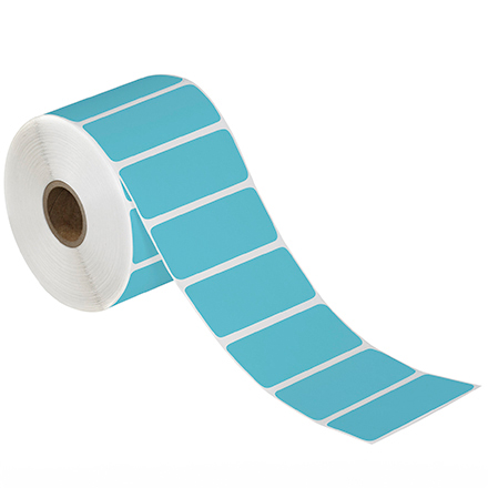 3 x 2" Blue Desktop Direct Thermal Label