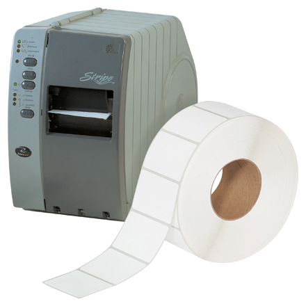 3 x 2" White Removable Thermal Transfer Labels