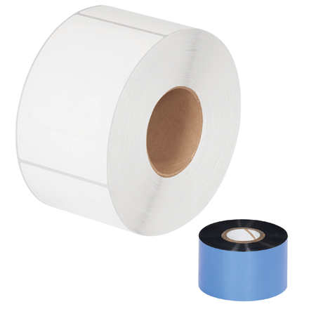 4.02" x 1476' Black Datamax Thermal Transfer Ribbons- Wax